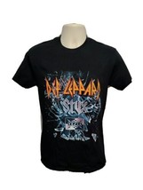 2015 Def Leppard Stux Tesla Tour Adult Small Black TShirt - £14.80 GBP