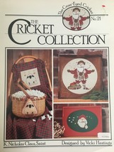 The Cricket Collection K Nicholas Claus Saint Christmas Cross Stitch No 21 Santa - £3.74 GBP