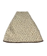 Vintage Handmade Quilted Small Appliance Cover Beige/Brown Floral - $276.79 MXN