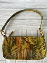Sondra Roberts Bamboo Tropical Small Shoulder Purse Bag Vacation 9x5&quot; Ex... - $18.52