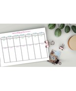 Weekly printable 2020, Weekly Planner, planner inserts, undated planner,... - £0.72 GBP