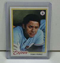1978 Topps Baseball Card #15 - Tony Perez - EXMT Condition - £0.78 GBP