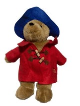 PADDINGTON BEAR 12” PLUSH Stuffed Animal W/ Red Coat and Blue Hat 2015 - £11.44 GBP