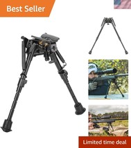 Versatile Shooting Bipod – Adjustable Notches and Rubber Feet for All Co... - $89.49