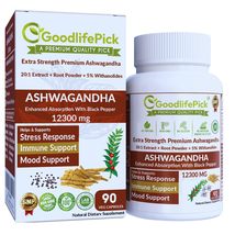 GoodlifePick Ashwagandha Capsules with Black Pepper from 5% Withanolides... - $16.81