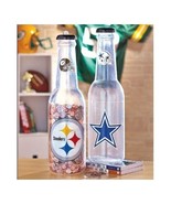 NFL Bottle Bank Soda Bottle Shaped Cowboys Saints (Bottles are Different Colors) - £14.21 GBP - £19.75 GBP