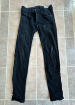 rag &amp; bone FIT 1 Extra Slim style M1224K302 Black Jeans Men size 30 - £46.69 GBP