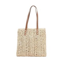 2022 New Summer Hollow Straw Shoulder Bag for Women Holiday Casual Handbag Femal - £22.64 GBP