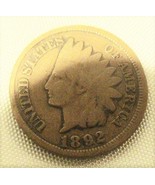 Circulated 1892 Indian Head Cent Penny - $8.95