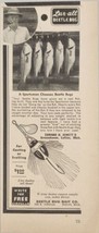 1937 Print Ad Lur-All Beetle Bug Fishing Lures Huge Bass Detroit,Michigan - £8.50 GBP