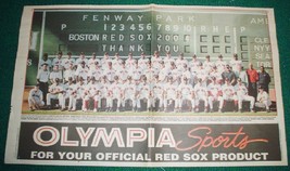 2004 Boston Red Sox Team Photo Poster David Ortiz Pedro Martinez World Series Ch - $9.95
