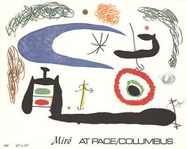 1000 Miro 1976 Dormir sous la Lune (with text) Postcards - £778.76 GBP