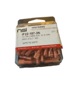 NSI IF22-187-3N Fully Nylon Insulated Female Disconnect, 22-18 Wire Size... - $3.03