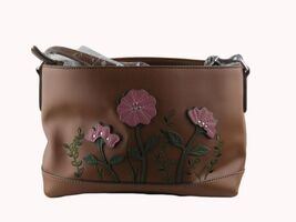 Giani Bernini Saffino Flower Satchel Brown - €18,69 EUR
