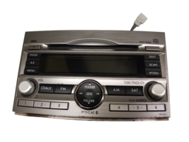 2010-2012 SUBARU LEGACY OUTBACK AM/FM/CD PLAYER P/N 86201AJ64A GENUINE O... - $29.63