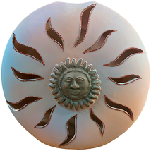 Hull Clayworks Inc Prescott AZ Hand Made Pottery Sun Lamp Singed Southwe... - $57.04