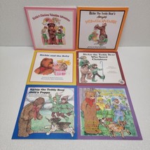 Lot Of 6 Richie The Teddy Bear Books Mickelson Valentine Halloween Christmas Kid - $12.86