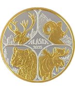 Alaska Mint 2025 Big Four Wildlife Medallion Gold &amp; Silver Medallion Pro... - $172.25
