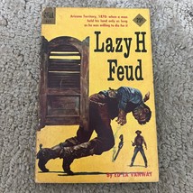 Lazy H Feud Western Paperback Book by Ed La Vanway from Dell Book 1955 - £11.05 GBP