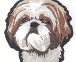 Shih Tzu Dog Iron On Embroidered Patch 3 1/2&quot; X 3 1/2&quot; - $4.99