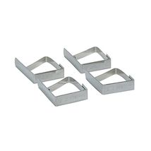 Kitchen Craft Stainless Steel Table Cloth Clips- card of four  - $13.00