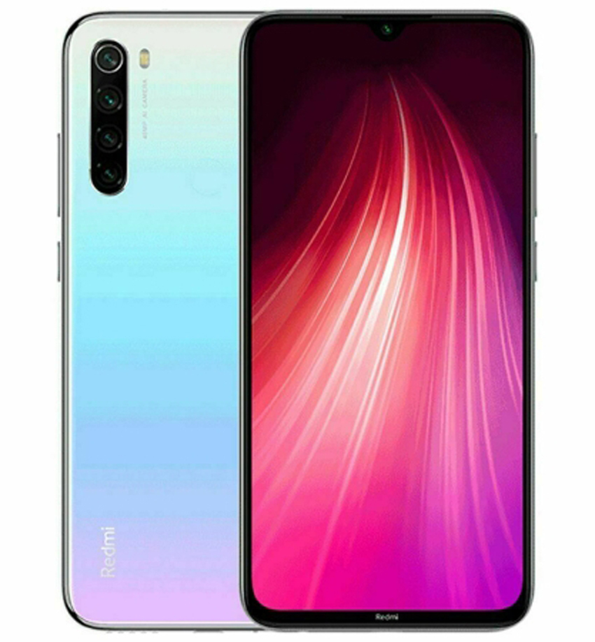 Xiaomi Redmi note 8 4gb 128gb octa core 48mp face id 6.3" android 4G LTE white