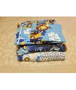 Vintage Star Wars Bedding Twin Flat &amp; Fitted Sheet and Pillowcase VGUC - $36.49