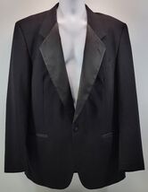 L) Men Neilallyn Formal Collection Black Suit Jacket 44L 100% Wool - $24.74