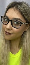 New LIU JO LJ 2631 LJ2631 001 Black 52mm Rx Cats Eye Women&#39;s Eyeglasses Frame  - £103.66 GBP