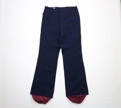 Vintage 70s Streetwear Mens 30x32 Wool Knit Flared Bell Bottoms Ski Pants USA - £55.35 GBP