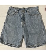 Levi’s 550 Vintage Y2K Denim Shorts Jorts Men&#39;s 33 Blue Relaxed Fit Grea... - €11,12 EUR