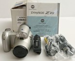 Recond Konica Minolta DiMAGE Z20 Silver 5MP 8X Optical Zoom Digital Camera - £39.95 GBP