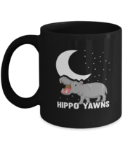 Coffee Mug Funny Hippo Yawns  - £16.03 GBP