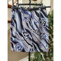 Apostrophe Women's Blue Cotton Pencil &amp; Straight Casual Knee Length Skir... - $22.77