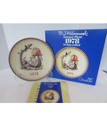 Hummel 8th Annual Plate Happy Pastime 1978 Bas Relief Boxed Collector Plate - $14.80