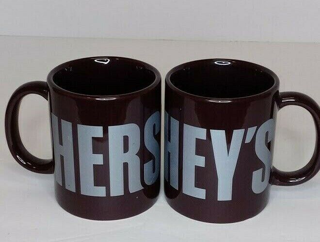 Hershey's Chocolate Coffee Mug Cup matching Set of Two - $19.95