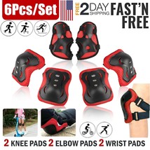 Children&#39;s Protective Gear Set Wrist Elbow Knee Pads Pad Skateboard Roll... - £10.92 GBP