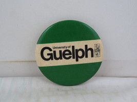 Vintage Univeristy Pin - University of Guelph - Celluloid Pin - $15.00