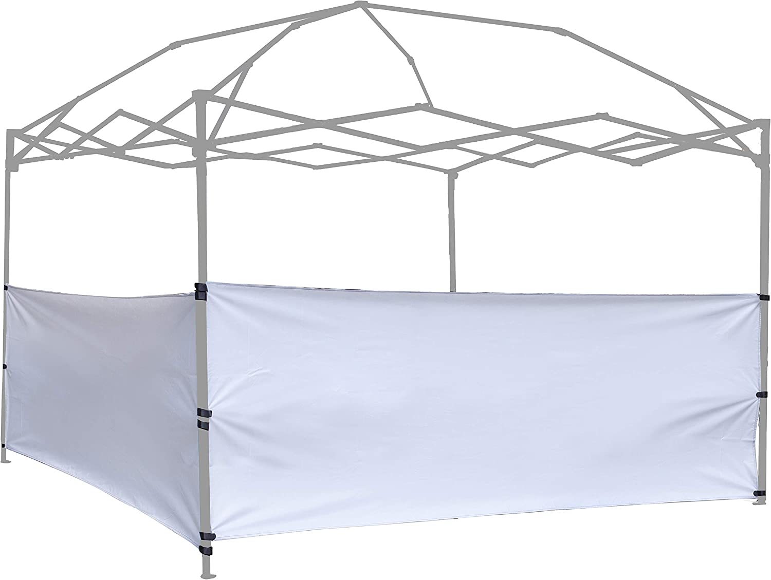 Two White Half Walls Only, Two Half Walls, Two Pcs., Half Sidewall Sunwa... - $33.97