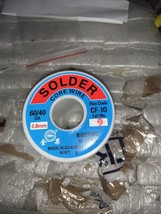 Tin Solder Wire Rosin Core - 60/40 - Solder Flux 1.5-2.0% - 0 1/32in - 800 Buy - $48.31