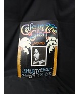 Vintage 1960s Cafe In The Glen Poster Board bar pub North Conway Gorham NH - $137.18 CAD