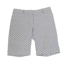 Talbots The Weekend Shorts Size 4 Blue White Pattern Cotton Stretch 32X10 - £12.39 GBP