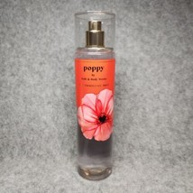 Bath &amp; Body Works POPPY MIST Fine Fragrance Mist 8oz/236ml NEW - $11.30