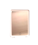 Folding Travel Mirror Lighted Makeup Mirror 3 Light Modes, incl. USB cha... - $7.57 CAD