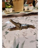 Vintage Crocodile Alligator Salt Shaker Ceramic Glazed - $17.16 CAD