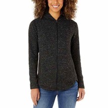 Eddie Bauer RADIATOR FLEECE 2.0 Full Zip Jacket Black Women&#39;s Sz L NWT - $22.93