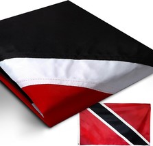 Anley EverStrong Series Embroidered Trinidad and Tobago Flag 3x5 Ft - £17.08 GBP