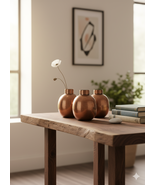 Metal Flower Vase For Home Decor And Living Room Vintage Decor Antique D... - €172,83 EUR