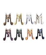 Set of Vintage Brass Skiffers Quaver Box Corner Protector Decor Shelf Ca... - €29,28 EUR+