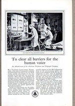 1931 Print Ad Bell Telephone Laboratories Working on Phone Service Impro... - £11.16 GBP
